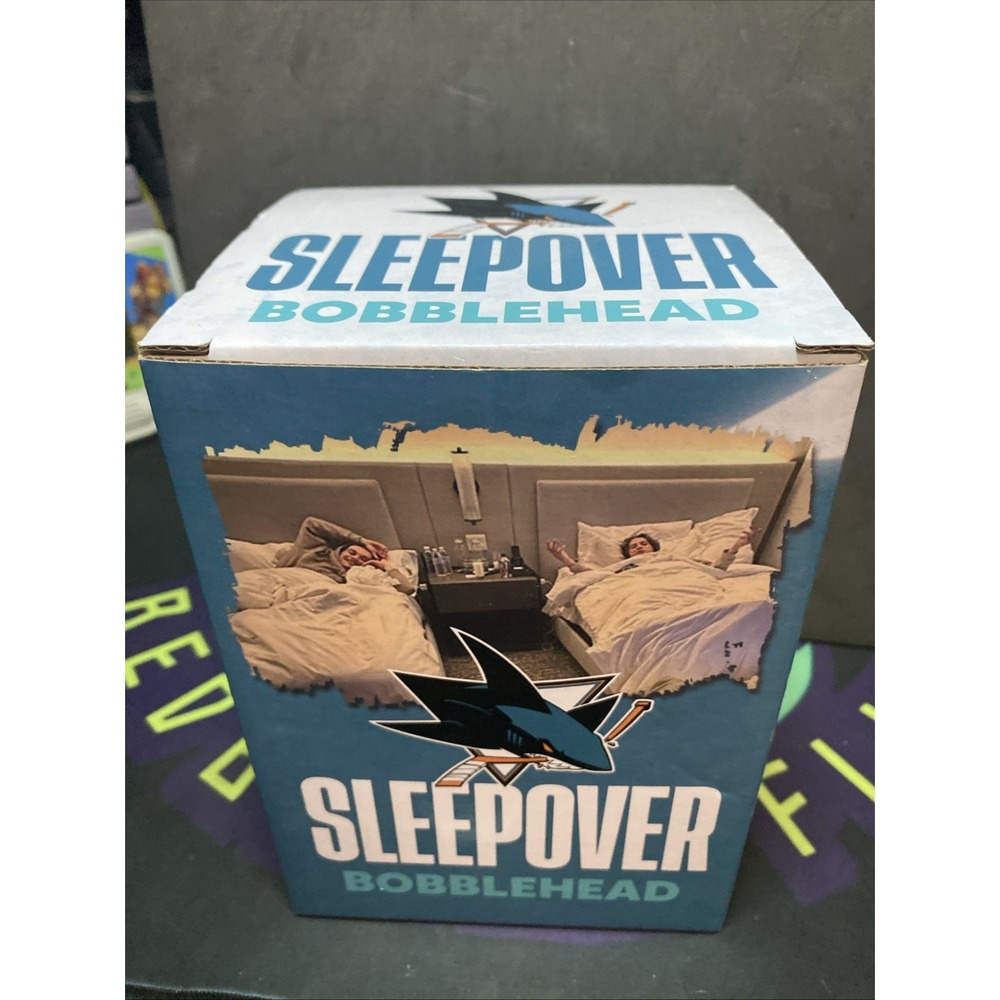 San Jose Sharks Sleepover Bobblehead Macklin Celebrini Will Smith (Unopened) D3